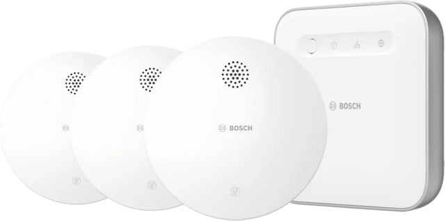 Bosch Draadloze Rookmelder 3-Pack met Bosch Smart Home Controller