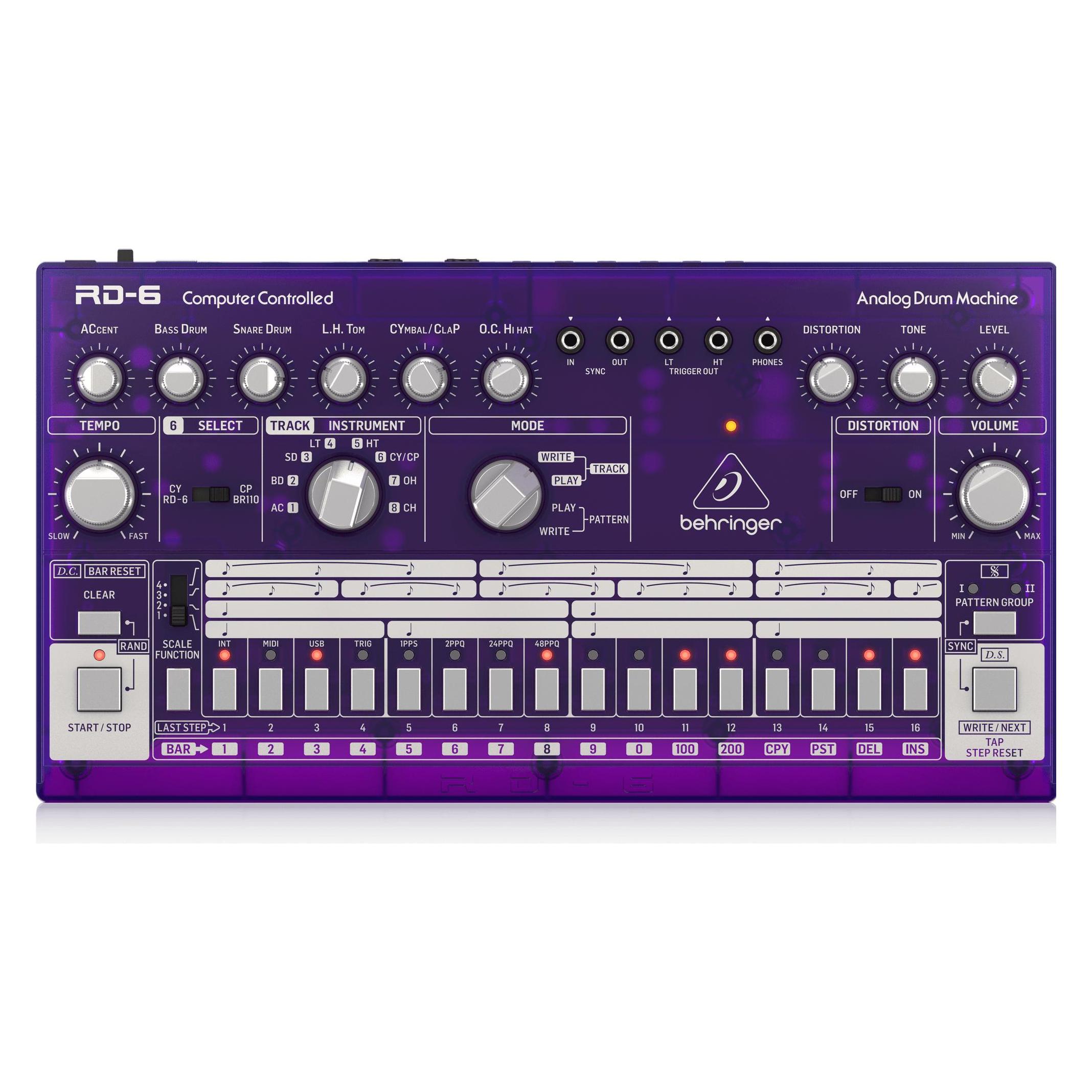 Behringer RD-6-GP drumcomputer (000-EE501-00010)