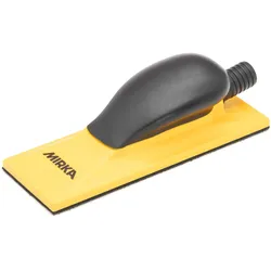 MIRKA HANDBLOCK gelb mit Absaugung 70 x 198mm Grip 22H hart VPE: 1 Stück (8391500111)
