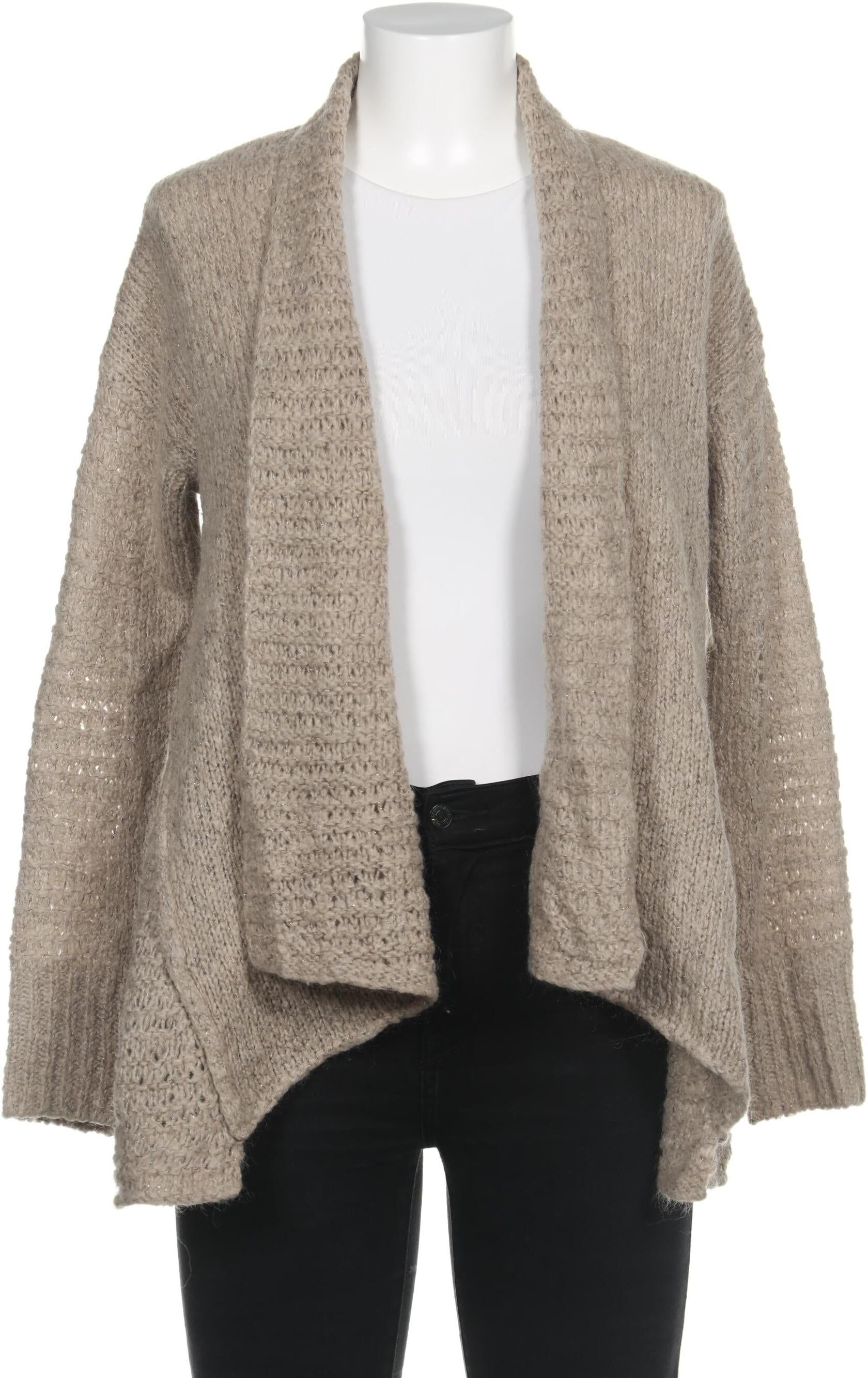 DtLM Dont Label Me Damen Strickjacke, Grau, Gr. EU 38, Synthetik / Mohair / Wolle - Second Hand