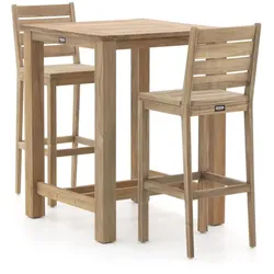 ROUGH-S/ROUGH-X 80 cm Gartenbar-Set 3-teilig