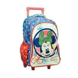 Disney, Kindergartentasche, Minnie Boho rollender Schulranzen, Rucksack 46 cm