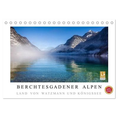 Berchtesgadener Alpen - Land von Watzmann und Königssee (Tischkalender 2027 DIN A5 quer), CALVENDO Monatskalender