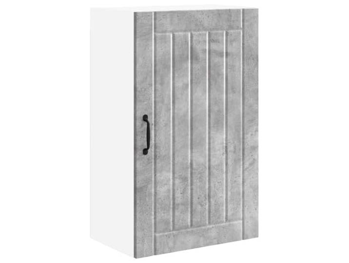 IBUQDDV Wandschrank Lucca Betongrau 50 x 31 x 80 cm Holzwerkstoff Geschirrspüler-Paneel, Holzwerkstoff, Betongrau, Innenbereich, rechteckig, moderne Küche, minimalistisch
