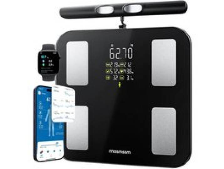 Balance Pese Personnes Connectée Impédancemètre 8 Électrodes Écran Va[Ji29]