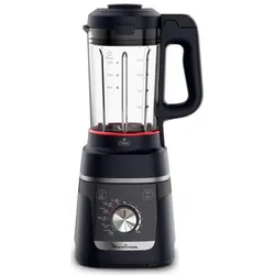 Moulinex Blendforce Cook LM5768, Standmixer, Schwarz, Blau