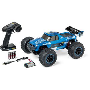 Carson 500404252 XS Stadium Fighter RTR blau, ferngesteuert, mit Akku & Fernsteuerung, 1:10