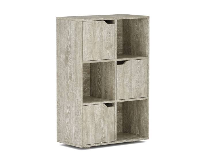 Bücherregal BROOKS 6 Fächer 60 x 91 cm braun