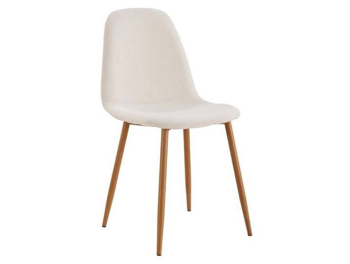Chaise Poésie pieds métal imitation bois