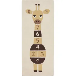 Kinderteppich Hopscotch Giraffe 75 x 180 cm