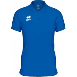 Errea, Damen, Sportshirt, Polo Evo Ladies S/S Ad (S), Blau