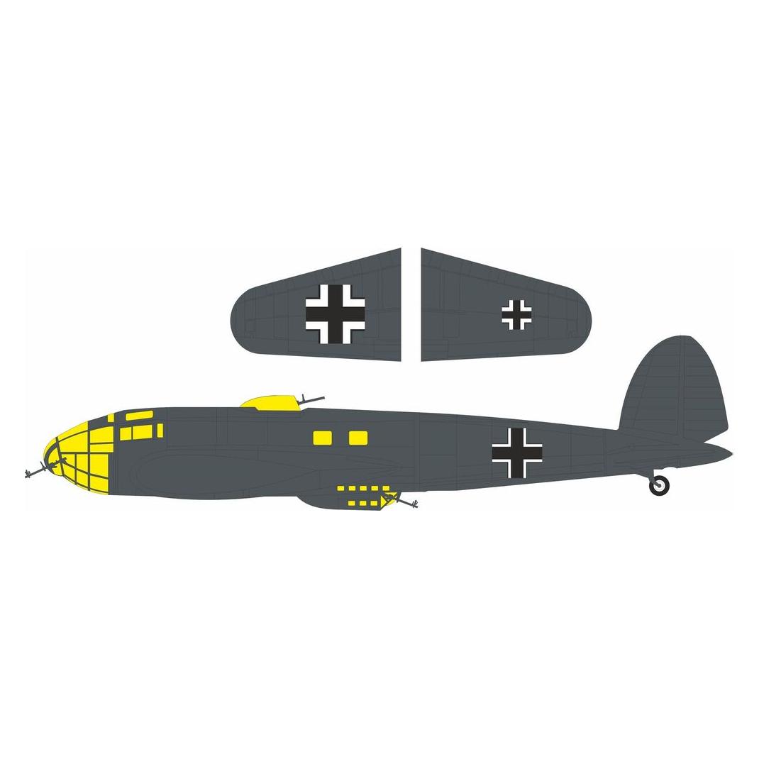Eduard He 111P-1 national insignia for Revell (JX359)