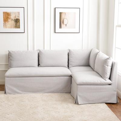 KINWELL Performance Fabric Down Fill Slipcover Dining Banquette