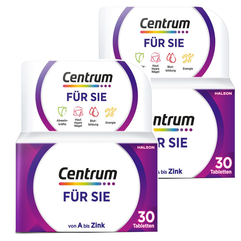 Centrum Für Sie, Nahrungsergänzungsmittel 2x 2x30 St Tabletten