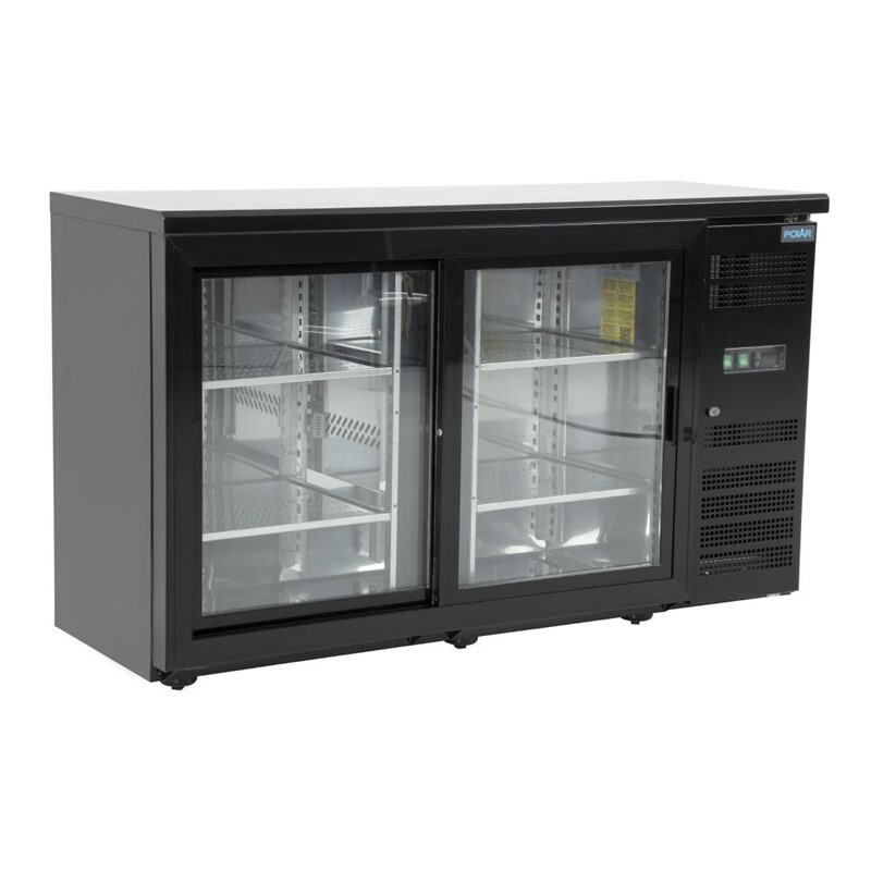 Polar Serie U 2-Türiger Barkühlschrank 350L