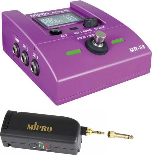 Mipro MR-58 ontvangstpedaal met MT-58 connector