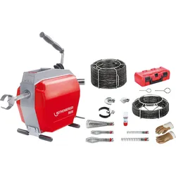 ROTHENBERGER R600, Rohrreinigungsmaschine, 230V + Spiralen-/Werkzeugset Standard 16-22mm - 19173