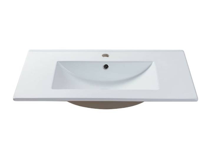 Vasque à encastrer céramique blanc