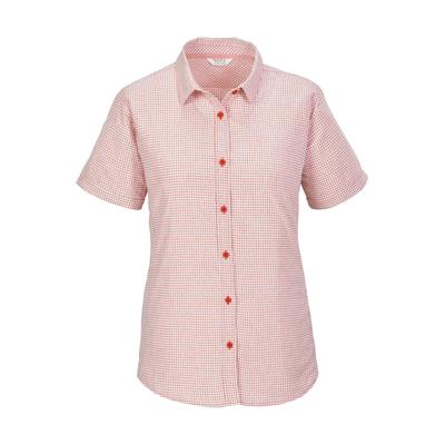 Funktionshemd KILLTEC "KOS 368 WMN WVN SHRT", Damen, Gr. 34, Normalgrößen, rosé, Obermaterial: 100% Polyester, Hemden, Karierte, wasserabweisende, atmungsaktive Bluse