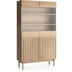 VITRINE Sapporo mit 2 Glastüren, 106 cm