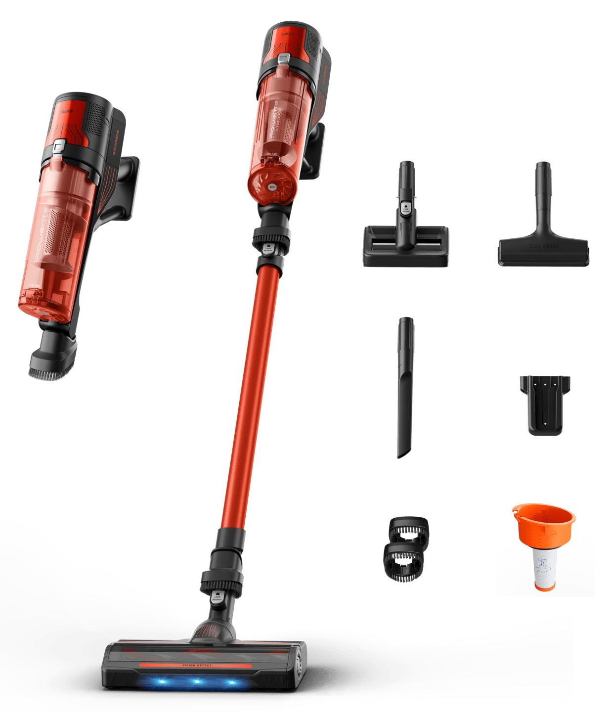 Rowenta RH1872 X-Force 8.80 Animal steelstofzuiger zonder zak, rood