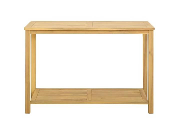 POUFGDR Konsolentisch Garten Akazie 110 x 40 x 75 cm Massivholz, Regale, Aufbewahrung, robuste Füße, wetterfest, rustikaler Stil