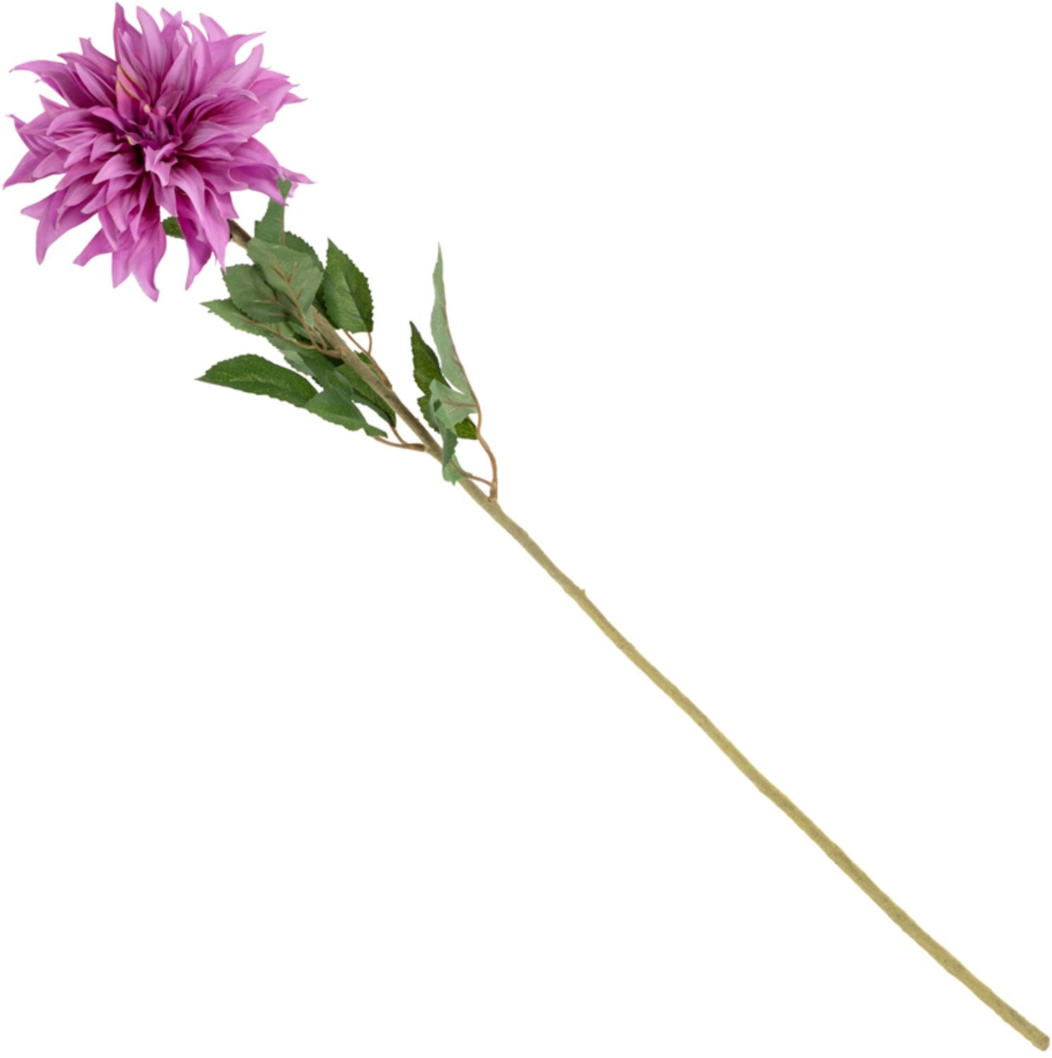 Kunstbloem chrysant lila 79 cm