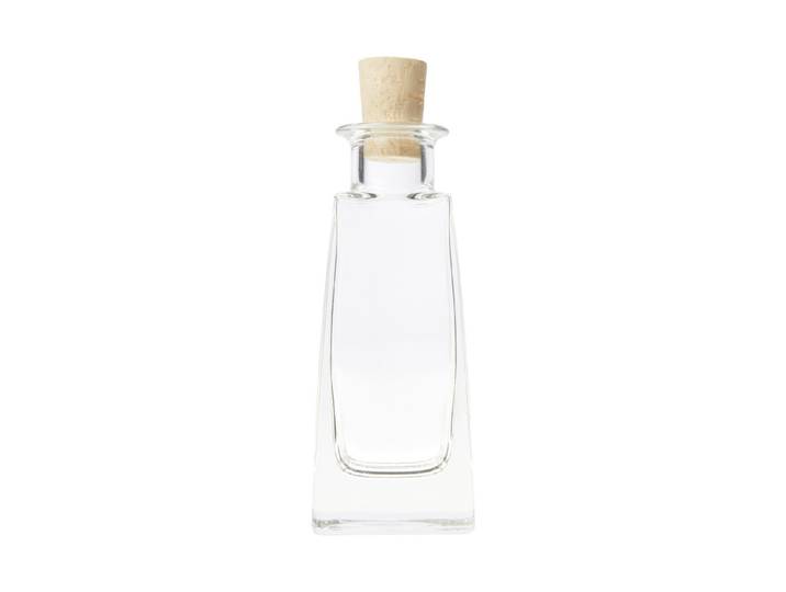 Glorex Glasflasche Konisch mit Korken 15 × 6 × 5 cm 100 ml