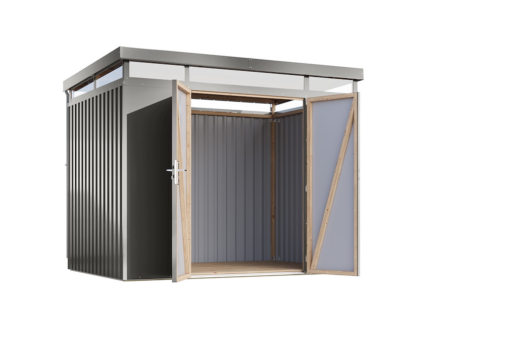 KARIBUHOLZT GH Aurum 3 graualuminium mit Fußboden 16988457