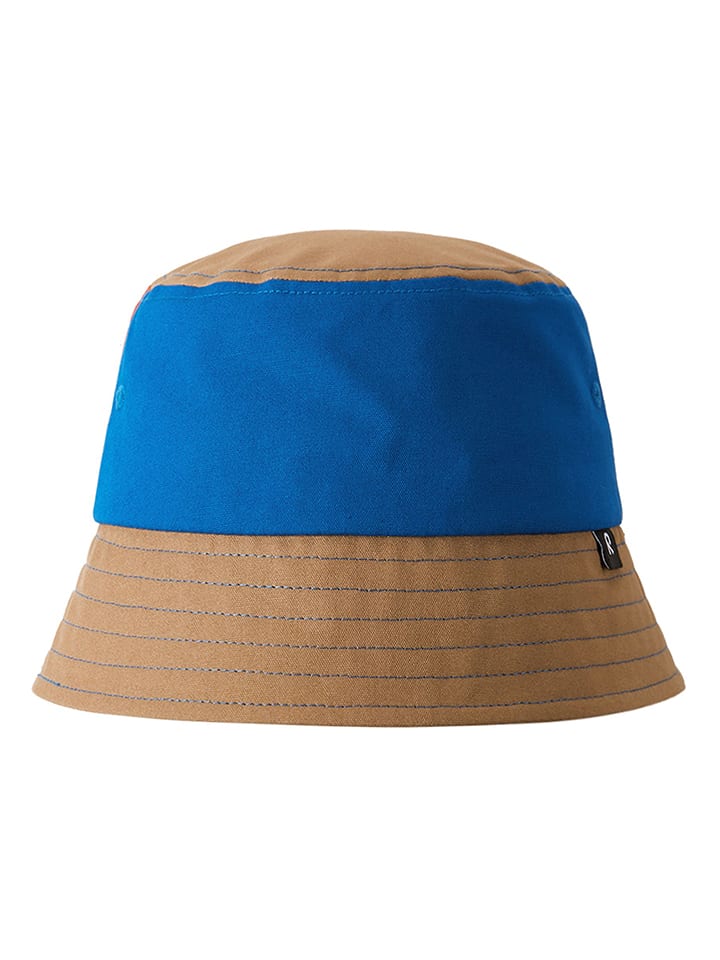 Reima Sonnenhut "Siimaa" in Hellbraun/ Blau - 54 cm