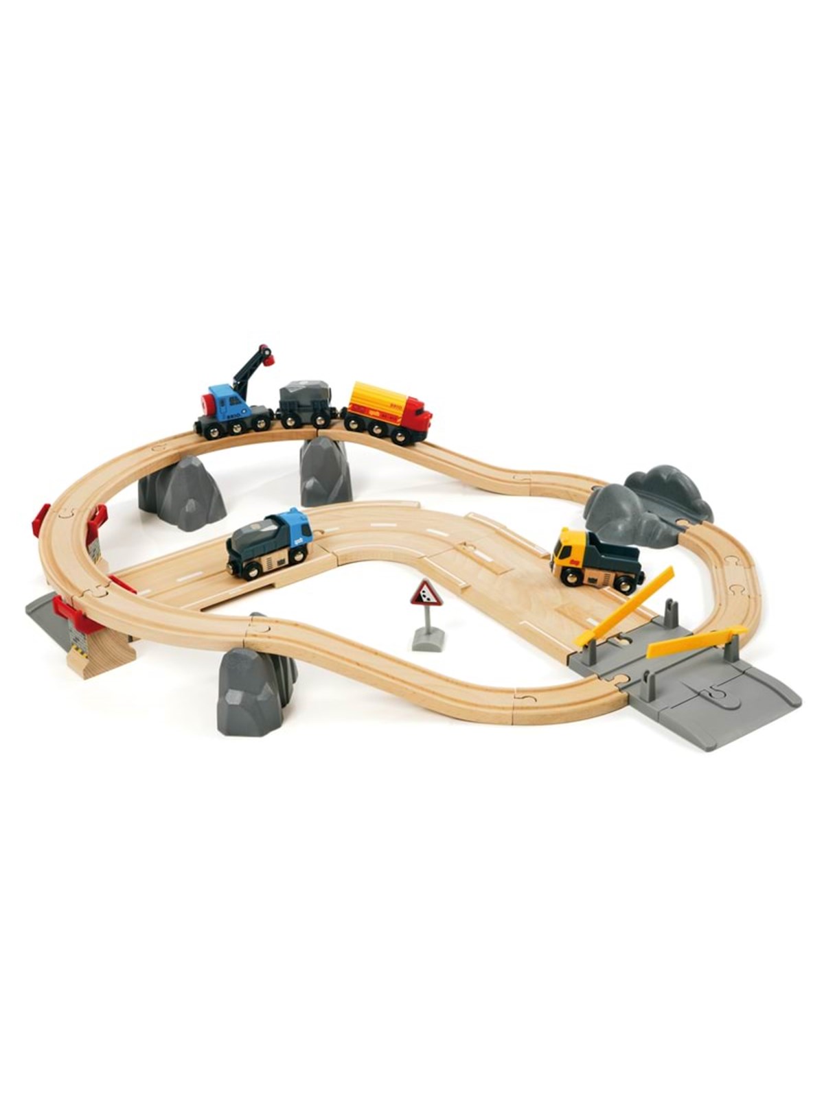 Brio Straßen & Schienen Steinverlade Set