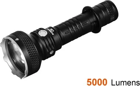 AceBeam Taktische LED-Taschenlampe L35 2.0, 5000 lm, schwarz