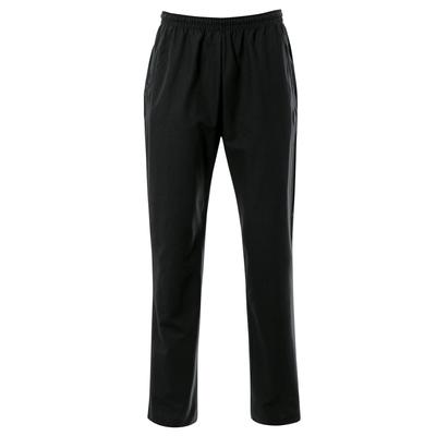 Jerseyhose TRIGEMA "TRIGEMA Freizeithose aus 100% Baumwolle", Damen, Gr. L, Normalgrößen, schwarz, Web, 100% Baumwolle, Hosen Jerseyhose