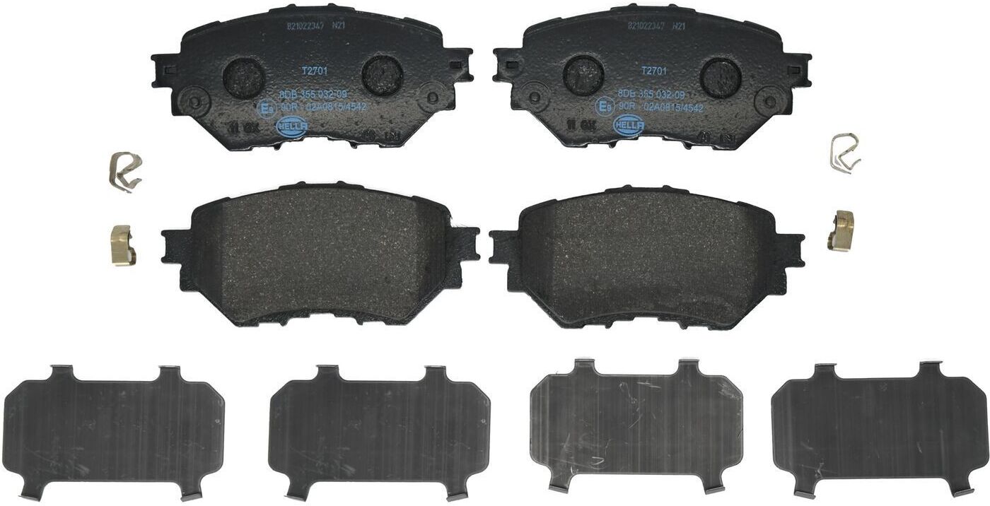HELLA 8DB 355 032-091 Brake pad set