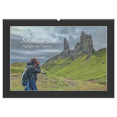 Schottland 2026 Highlights und Highlands (Wandkalender 2026 DIN A2 quer), CALVENDO Monatskalender