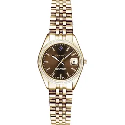 GANT Sussex -ipg28mm Mini Bijou" G181103" - braun,gold - 28mm