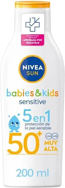 Nivea Sun Babies Kids Sensitive 5 Em 1 spf50+ 200 ml
