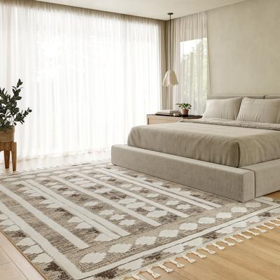 Nuloom Audience Geometric Tasseled Area Rug