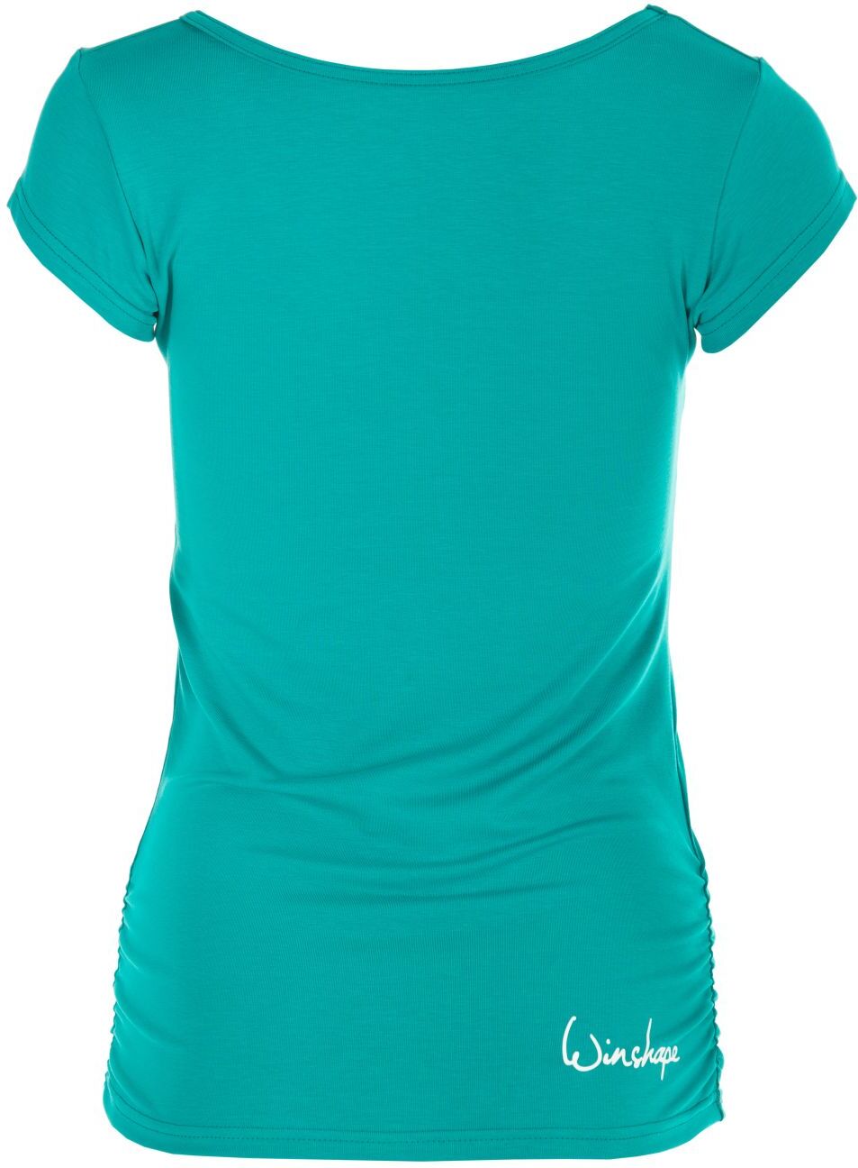 T-Shirt WINSHAPE "WTR4", Damen, Gr. S, grün (ocean grün), 90% Baumwolle, 10% Elasthan, Rundhals, Shirts T-Shirt, kurzarm ocean grün S