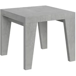 Itamoby Ausziehbarer Tisch 90x90/246 cm Naxy Cemento