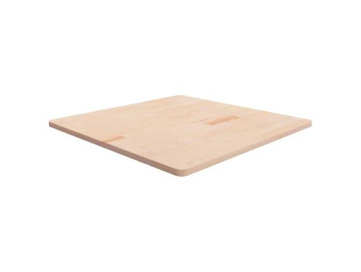fsahslih Tischplatte Quadratisch 90x90x2,5 cm Eichenholz Massiv Robuste Holzplatte für individuelle Esstische im Wohnzimmer oder Café, natürliche Maserung zum Ölen und Lackieren.
