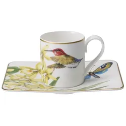 Villeroy & Boch, Tasse, Amazonia Espressotasse mit Untertasse (60 ml, 2x)