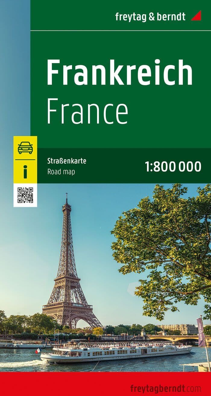 Carte routière - France (impression recto-verso)   Freytag & Berndt