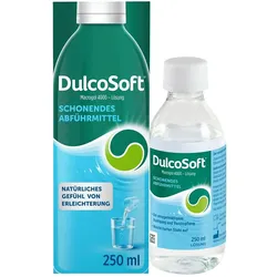 DulcoSoft Lösung - Abführmittel bei Verstopfung mit Macrogol 250 ml