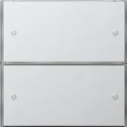Gira 2022112 Tastsens.3 Basis 2f KNX Flächenschalter Reinweiß