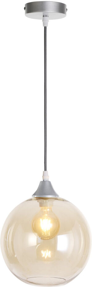 17 Stories Aeva-Louise 1 - Light Globe Pendant Amber/Silver