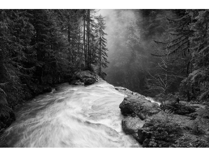 Fototapete PAPERMOON Photo-Art JAMES K PAPP, ÜBER DEN FÄLLEN , bunt, B:2m L:1,49m, Vlies, Tapeten, Fototapete