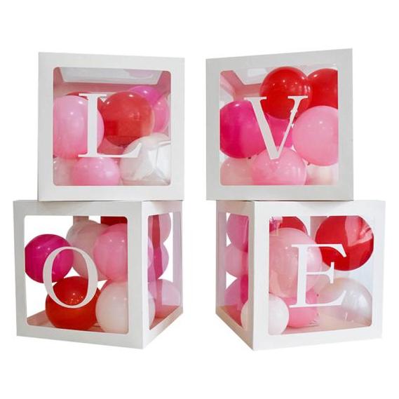 Magni Buchstaben-Würfel LOVE 30x30x30cm 4er (1x) (BOR-B703L)