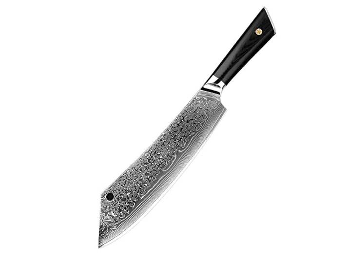 Muxel Extra großes Kochmesser mit gebogener Klinge, scharf, langlebig EIN Allzweckmesser