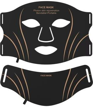 Uplift Picks 7 Color LED Face Mask USB Rechargeable Red Light Therapy Mask mask & Neck with Box
